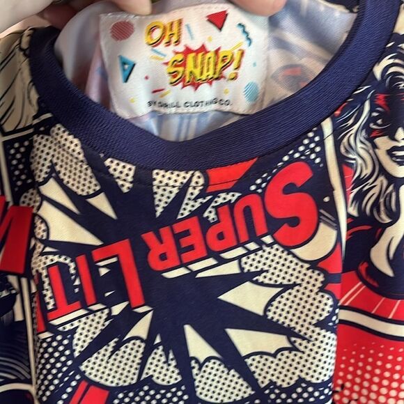 OH SNAP! BY DRILL CLOTHING CO VINTAGE COMIC BOOK PANEL ART POLYESTER T SIZE MED - Picture 6 of 6